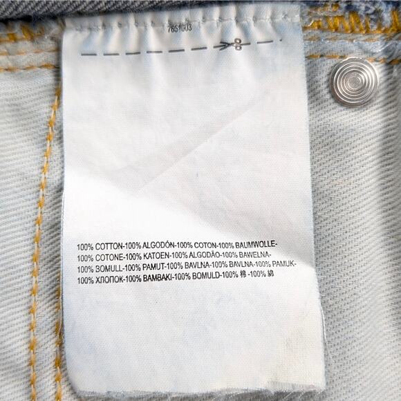 Vans Mens V46 Taper Slim Straight Jeans White Oak Cone Denim Skateboarding 32x32 - Picture 14 of 15